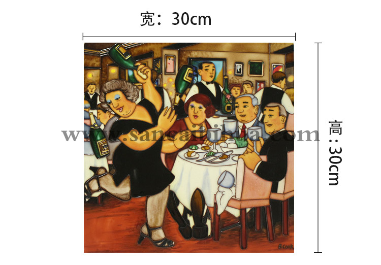 人物壁畫瓷板畫尺寸