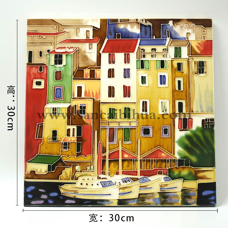 山水風(fēng)景瓷板畫尺寸